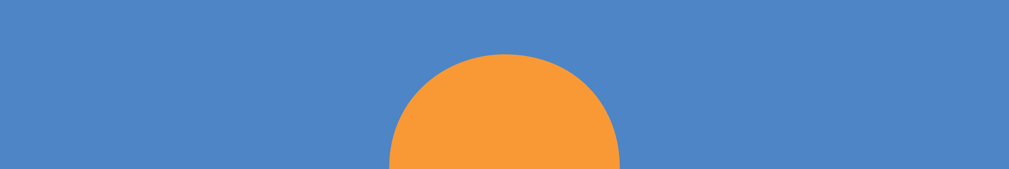 illustration-of-orange-sun-setting-on-blue-background