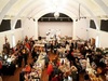 ariel-shot-of-people-browsing-stalls-at-a-craft-fair