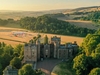 ariel-view-of-the-south-west-coast-50-ultra-challenge-base-camp-behind-dunster-castle